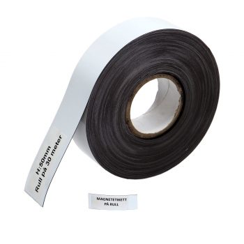 Magnetetiketter Rull 50Mm