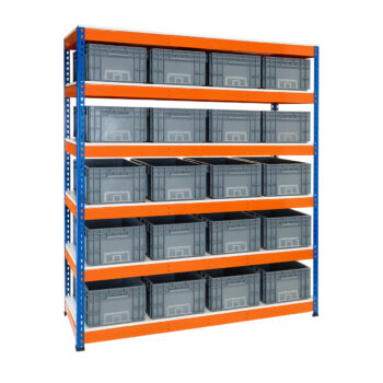 Euroboksreol 20 50 L m holder