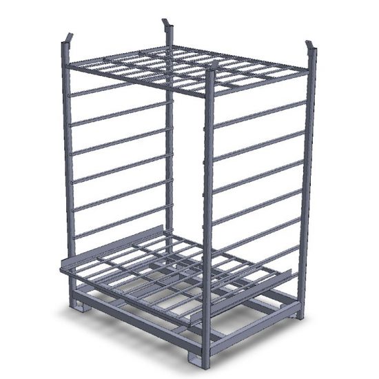 Frysereol med 9 hyller