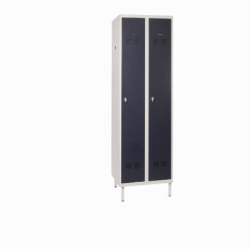 Garderobeskap 2 D sokkel 150