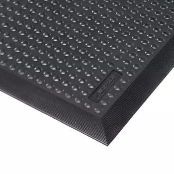 Notrax 455 skystep anti fatigue mat black corner 1252
