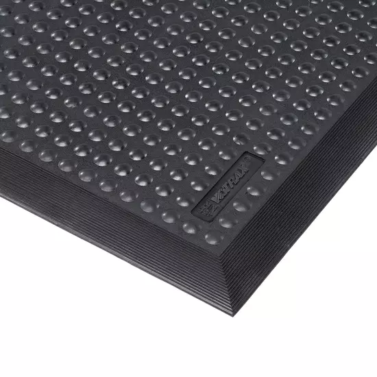 Notrax 455 skystep anti fatigue mat black corner 1252