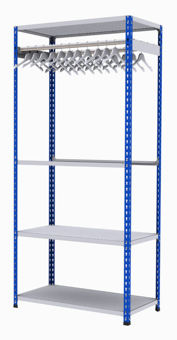 Colgador R2 Gris Estantes Blanco Perchas2