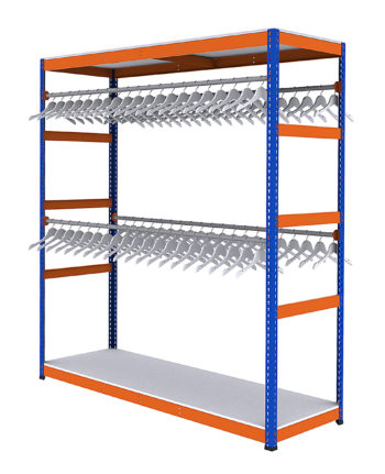 Colgador De Perchas R1 Estantes Blanco